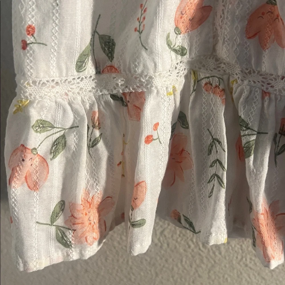 Cynthia Rowley White Floral Dress